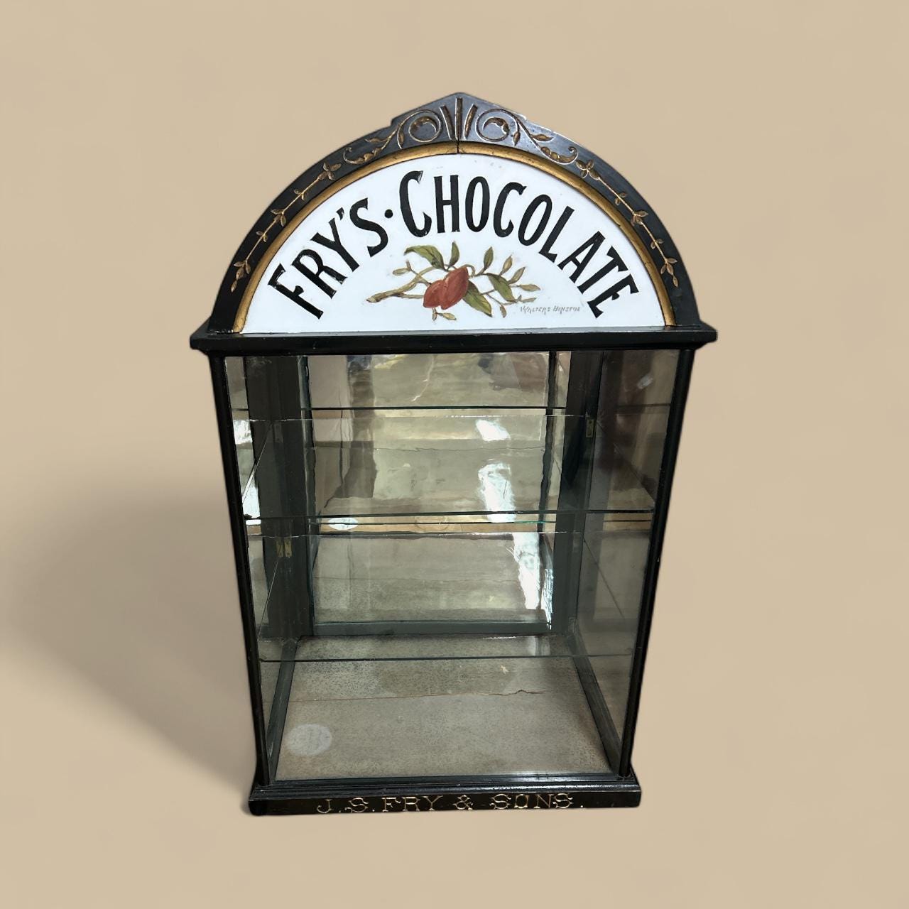 Vintage Fry's Chocolate Display Cabinet: UK Shop Counter
