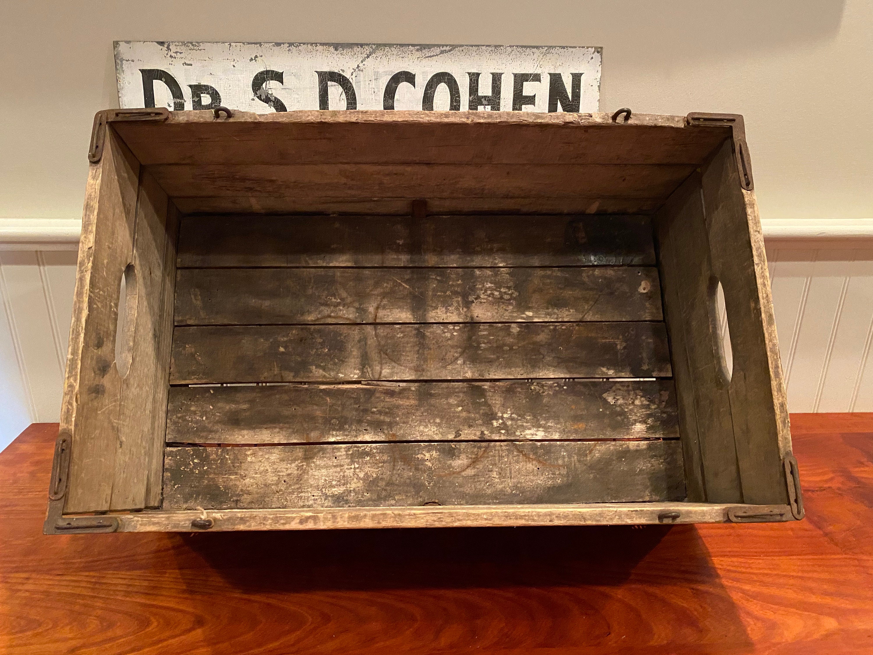 Portland Maine Public Market Folding Box Grocery Store Basket Etsy