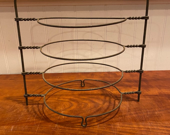 Vintage Metal Pie Rack Four Pie Cooling Rack Wire Pie Rack Vintage Wire