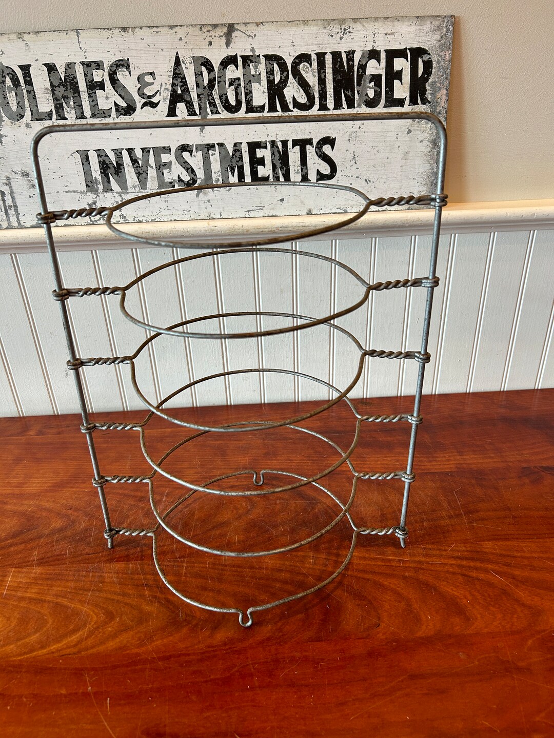 Vintage Metal Pie Rack Six Pie Cooling Rack Wire Pie Rack Etsy