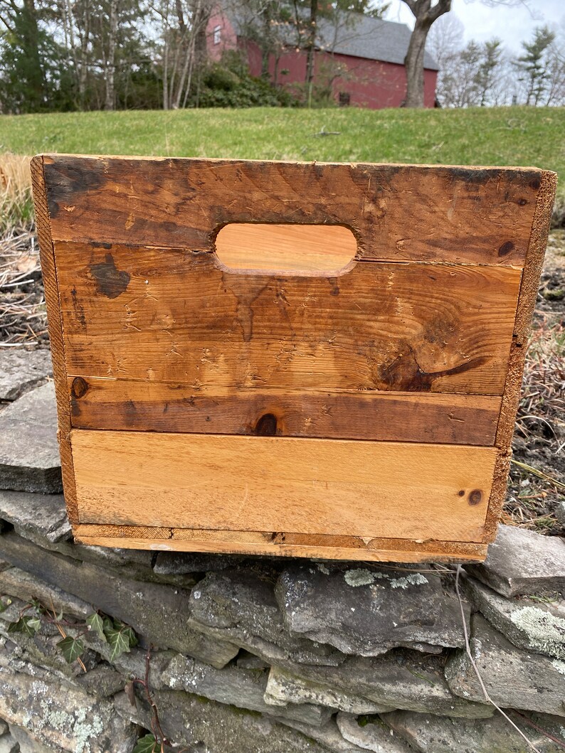 Vintage Seltzer Bottle Crate Wooden Crate Vintage Seltzer Etsy