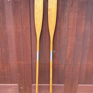 Vintage Collapsible Wooden Oars (Pair) - Lake House Decor