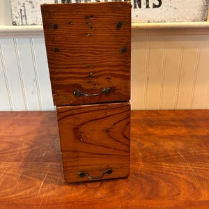 Vintage Drawer Vintage Wooden Hardware Cabinet Drawer Wooden Drawer Parts Cabinet Vintage Drawer Vintage Hardware Cabinet Drawers WC Heller