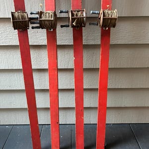 Vintage Ice Fishing Tip-Ups (Set of 4): Rustic Cabin Decor