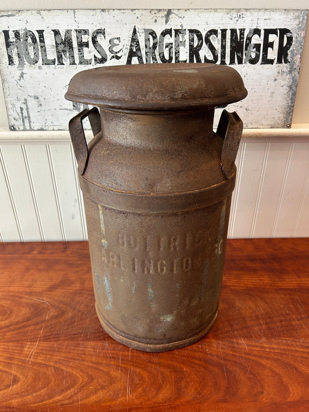 Vintage Milk Can Vintage Arlington MA Buttrick Milk Can Dairy Milk Can ...