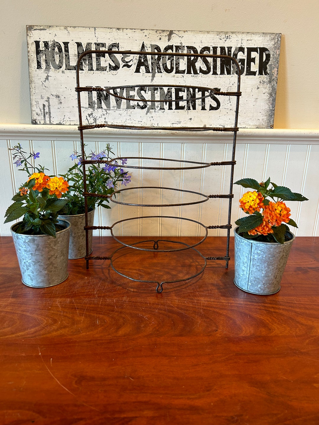 Vintage Metal Pie Rack Six Pie Cooling Rack Wire Pie Rack Etsy