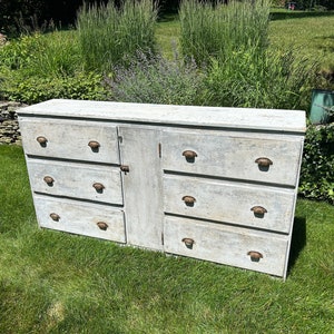 Antique General Store Counter: Rustic Kitchen Island, Ward Baking Cabinet