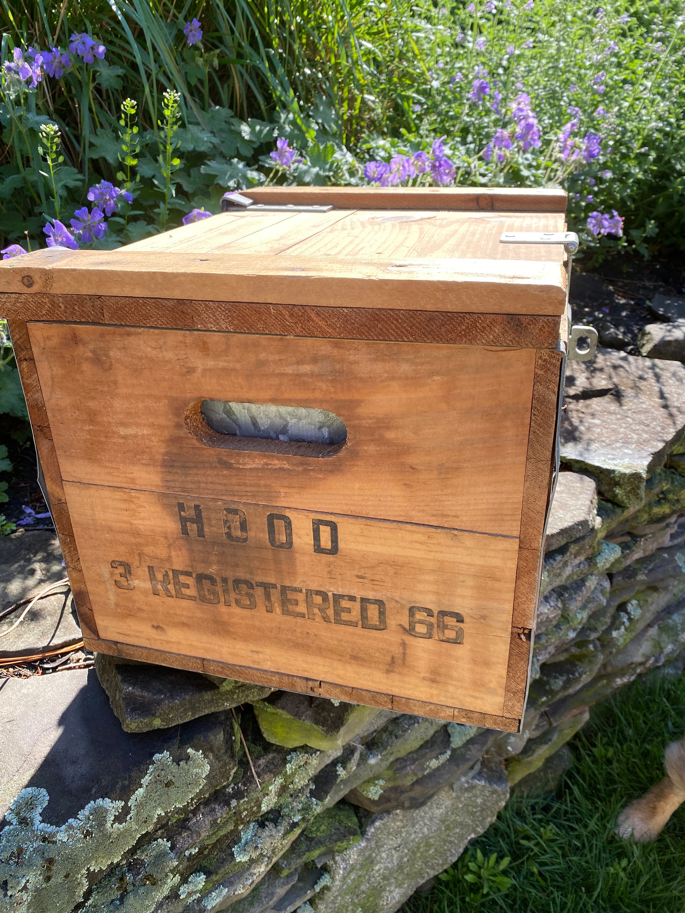 Vintage Hood Milk Crate Wooden Milk Box - Etsy Norway