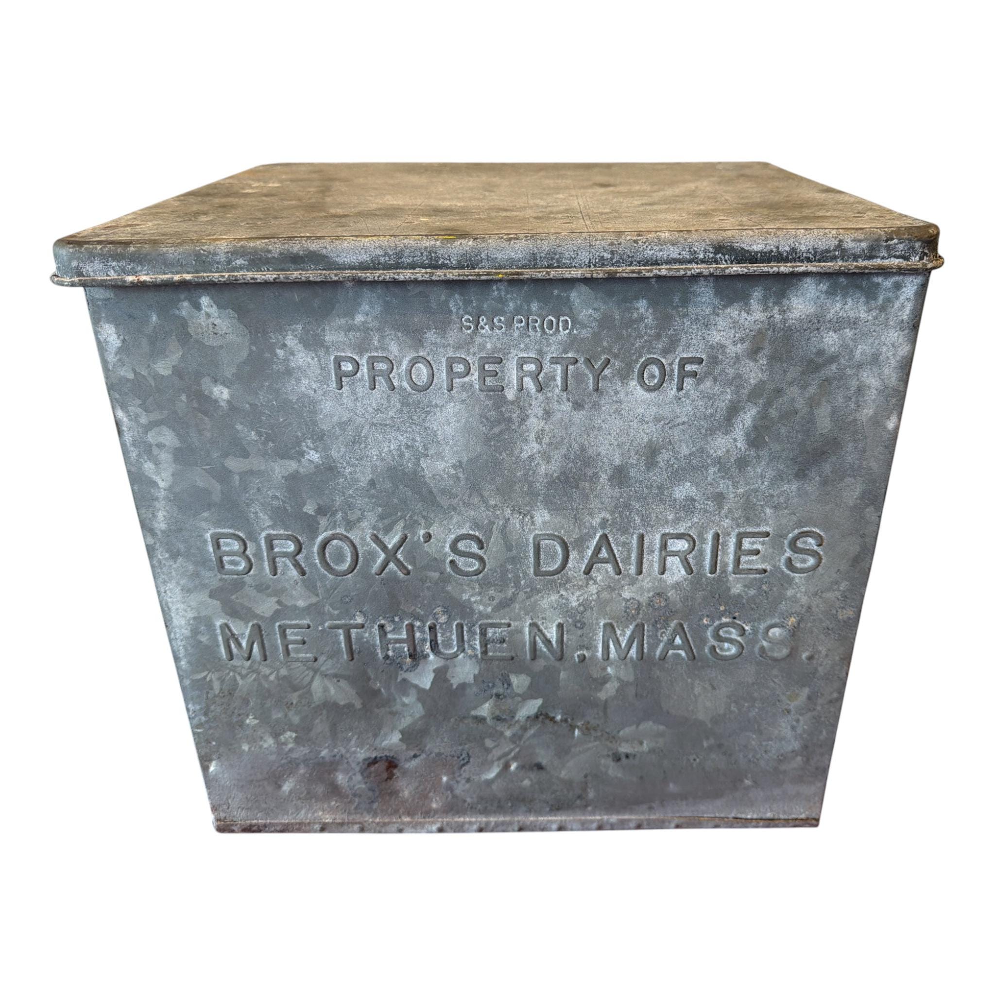 Vintage Galvanized Milk Cooler - Etsy