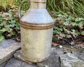 Vintage Hood Milk Can Cream Can Milk Pail Milk Bucket Milk Can Cream Can Vintage Milk Pail Farmhouse Decor Vintage Farm Decor Flower Vase