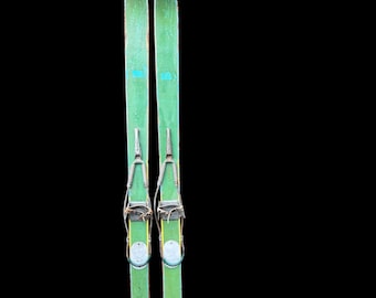 Rossignol Strato 102 Antique Refurbished Ski Wall Art Set