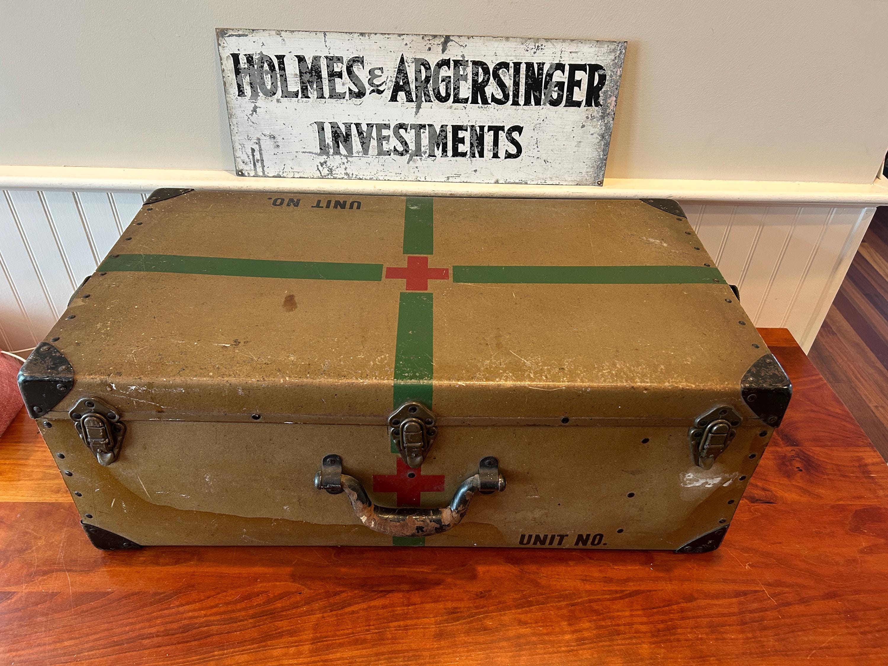 Green Military Trunk - Etsy