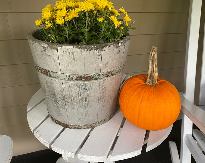 Wooden Bucket Stave Primitive Bucket Sap Bucket Sugar Bucket Original