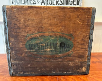 Vintage Crate Windham Dry Crate Wooden Crate Wood Crate Beverage Wood Box Crate Wooden Advertising Crate  Wooden Crate Vintage Crate