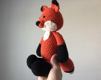 Mini Fox crochet handmade toy