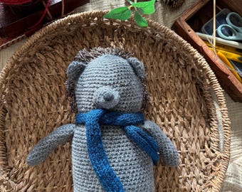 Crochet Handmade Hedgehog Toy