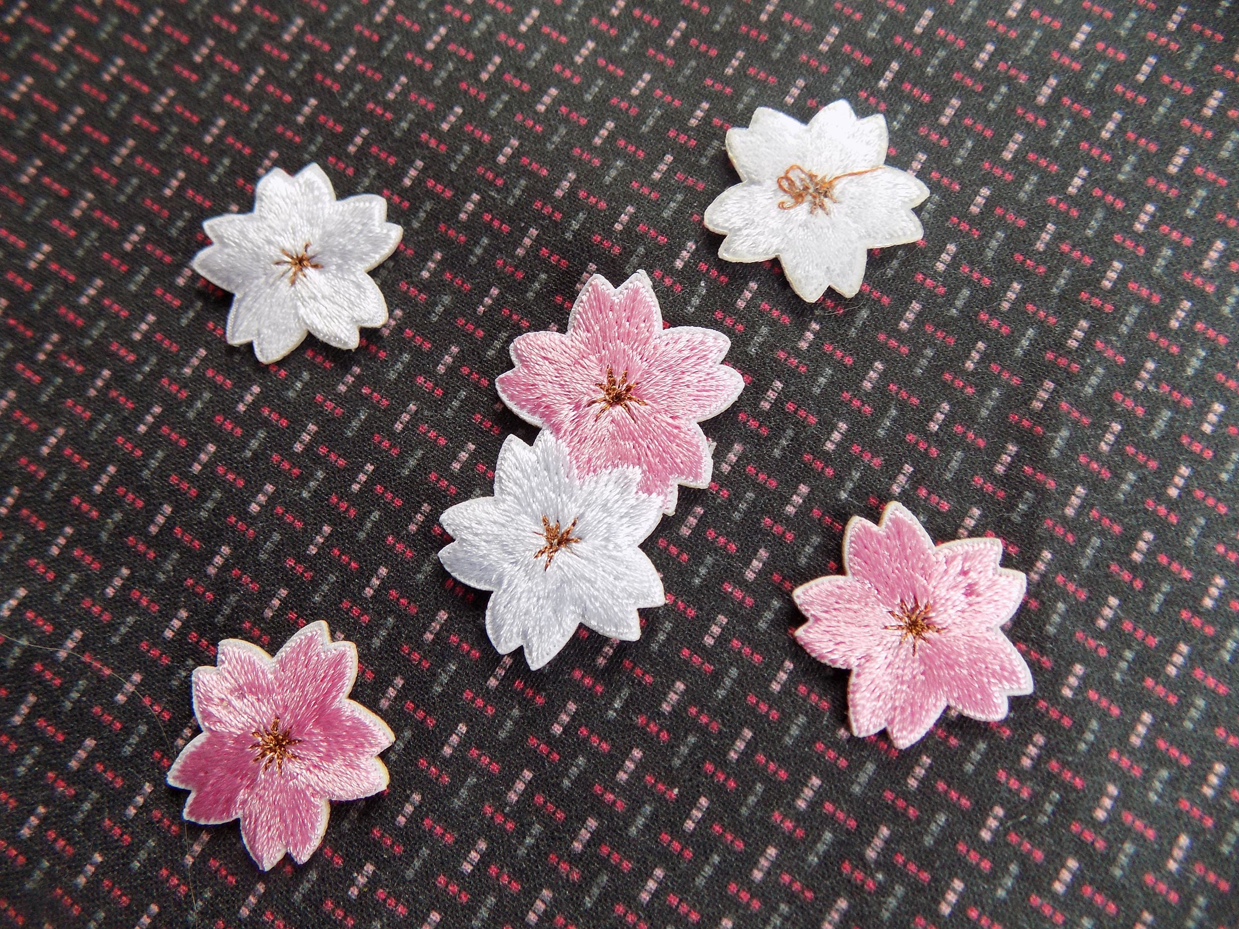 Cute Sakura Flower Embroidery iron on Patches – Youeni