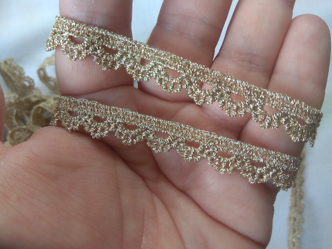 Unotrim 4 Inches Ivory And White Venice Guipure Lace Trim Sewing Notions By Yard