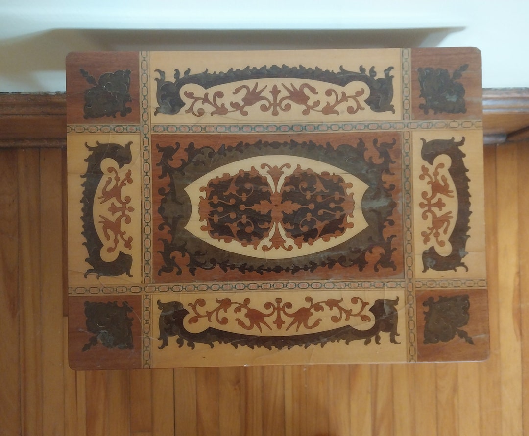 Italiann Inlay Designs Italian Inlay Music Table - Etsy