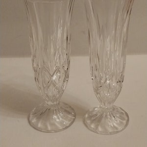Two Lead Crystal Champaign Flutes