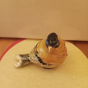 Goldfinch Trinket Box