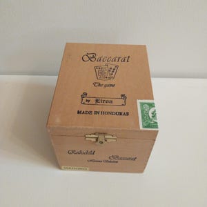 Baccarat &quot;The Game&quot; Cigar Box