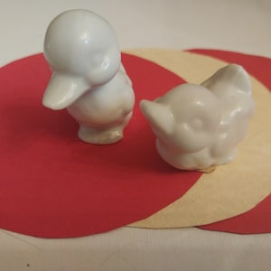 Set Of Two Small Duck Figurines