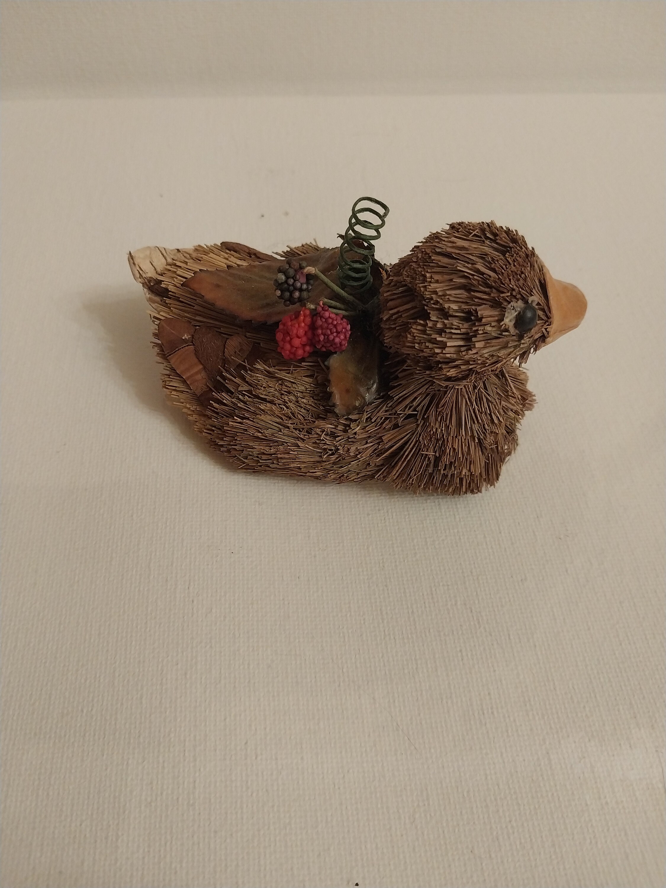 Straw Duck Racing Straw Duck Figurine - Etsy