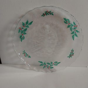 Large Christmas Cake Plate