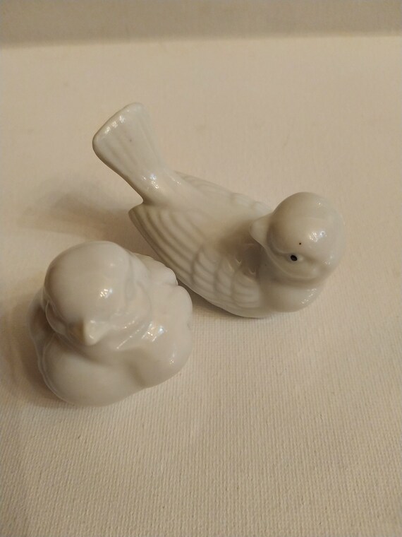 陶器製 鳥の置物 2羽セット 約20cm 農家風の鳥の置物2個セット - Etsy 日本