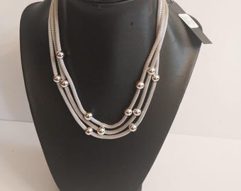 Naszyjnik z trzema nitkami Danski Smykkekunst