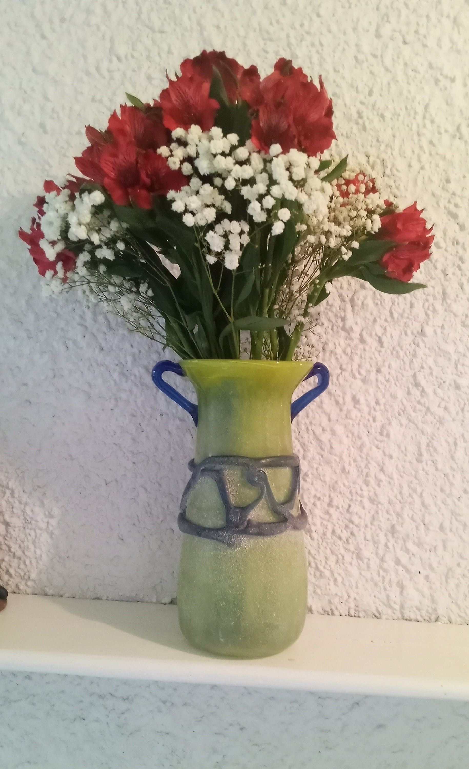 緑と青の花瓶 - Etsy 日本