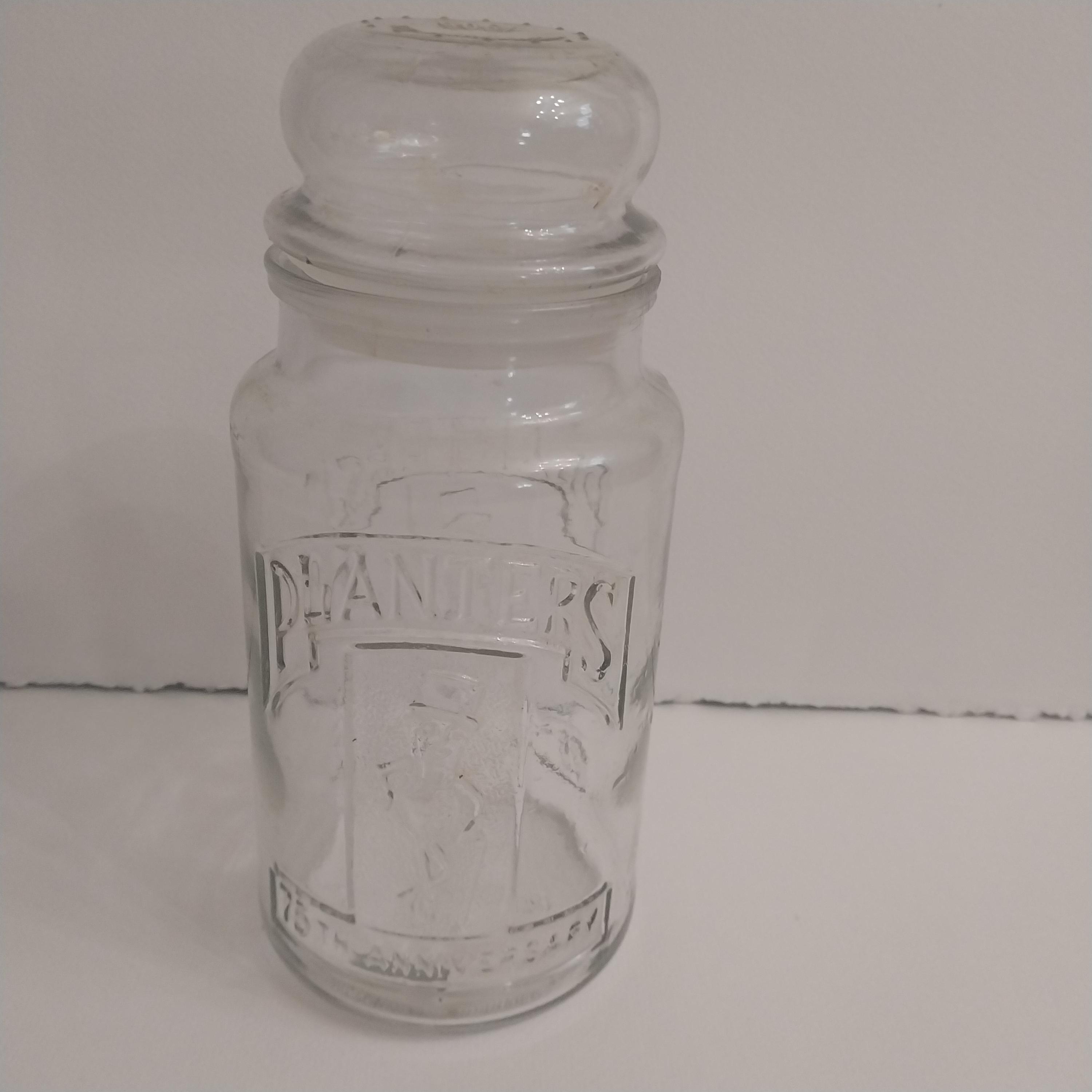 Mr peanut 75th anniversary glass jar - Etsy 日本