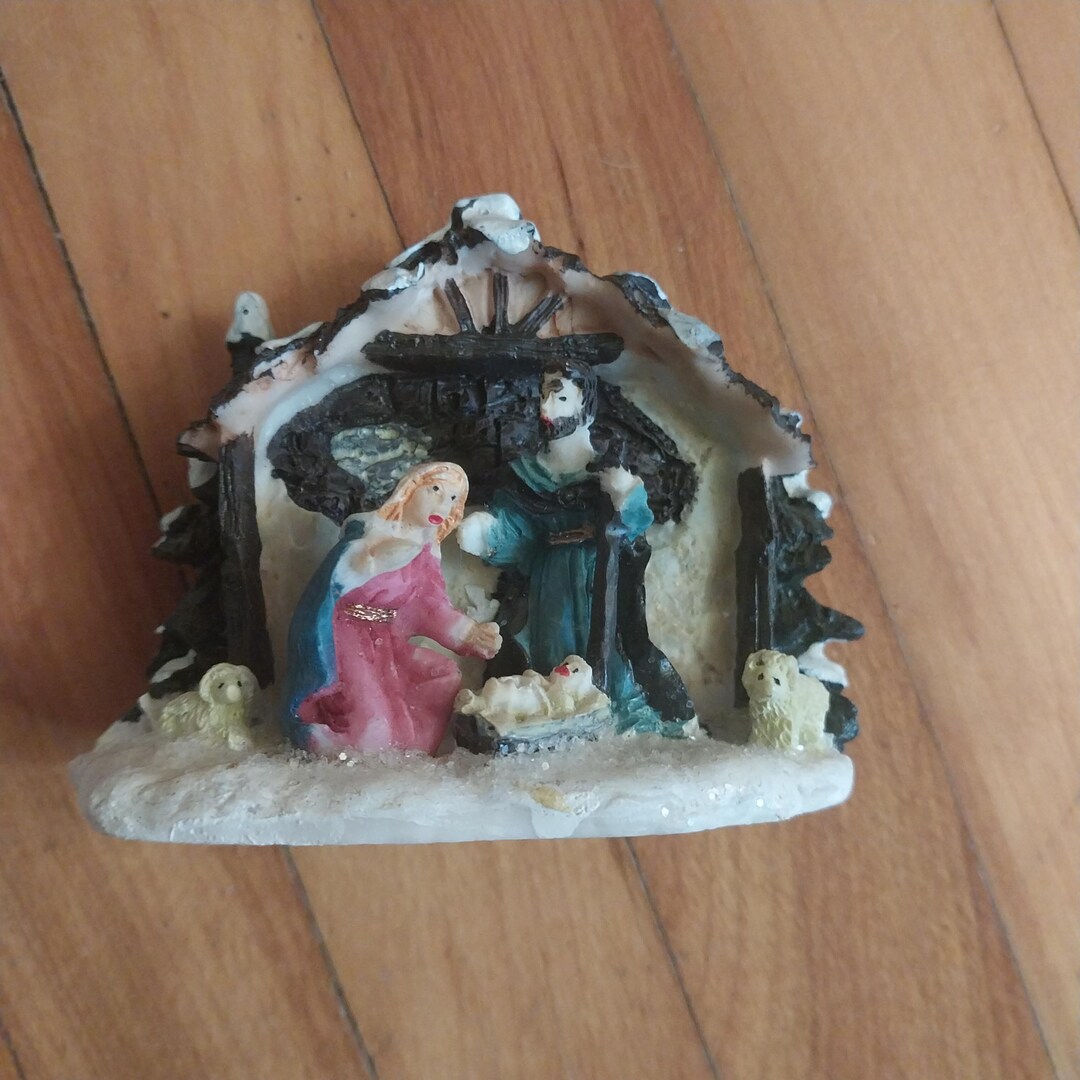 Miniature Nativity Scene - Etsy