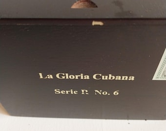 Caja de cigarros vintage La Gloria Cubana