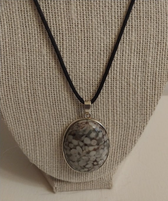 Shades Of Gray Pendant Necklace