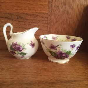 Vintage Creamer And Sugar Set