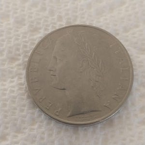 1964 Italian 100 Lira Coin