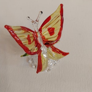 Bright Yellow/Red Butterfly