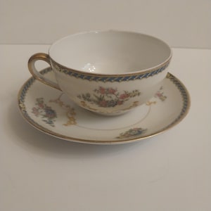Noritake &quot;Romance&quot; Teacup With Saucer