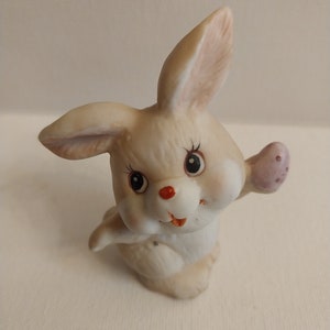 Easter Style Bunny With Dyed Egg