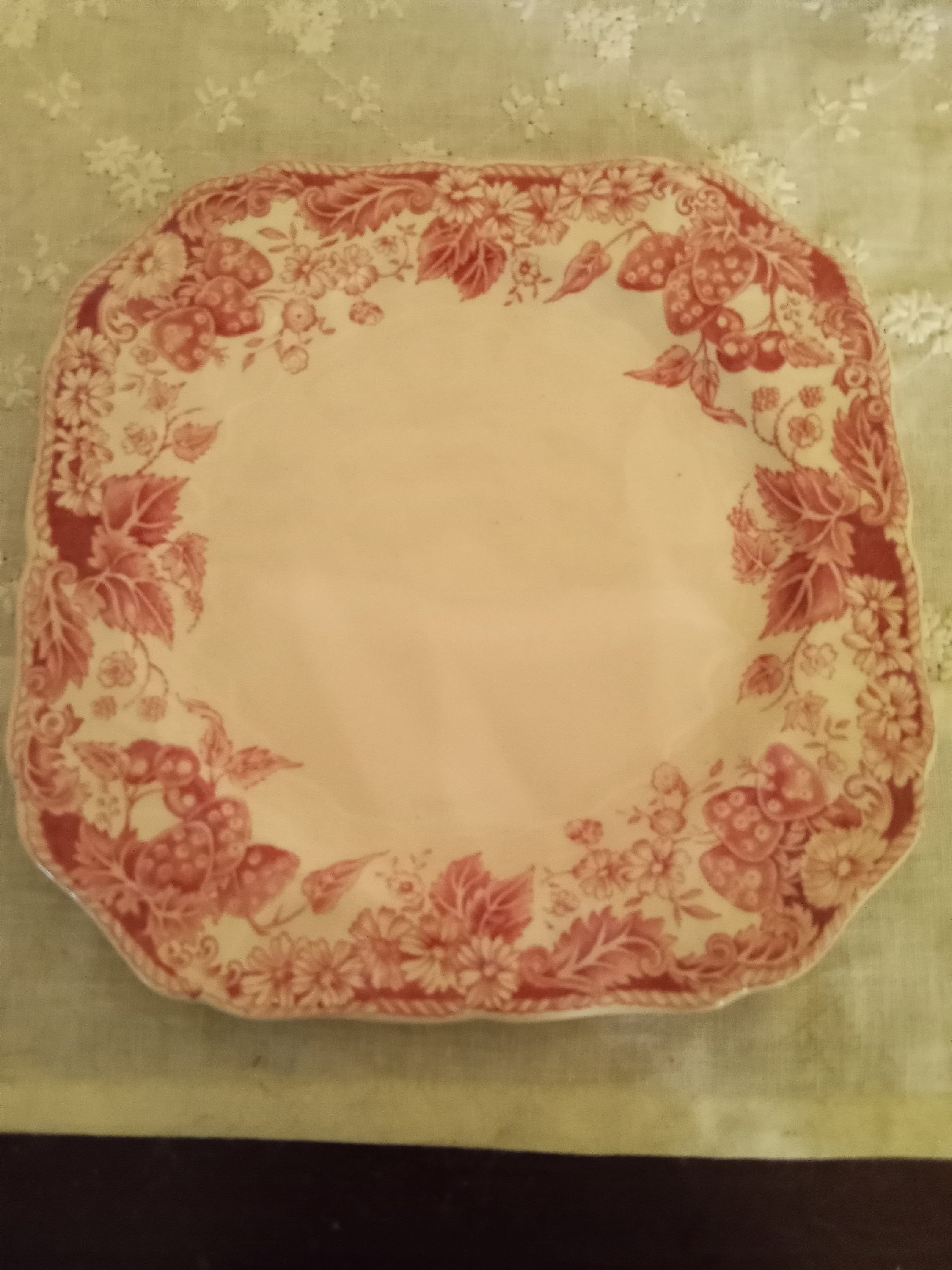Johnson Brothers Strawberry Fair Plate - Etsy