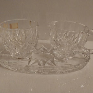 Bleikristall Three Piece Creamer Set