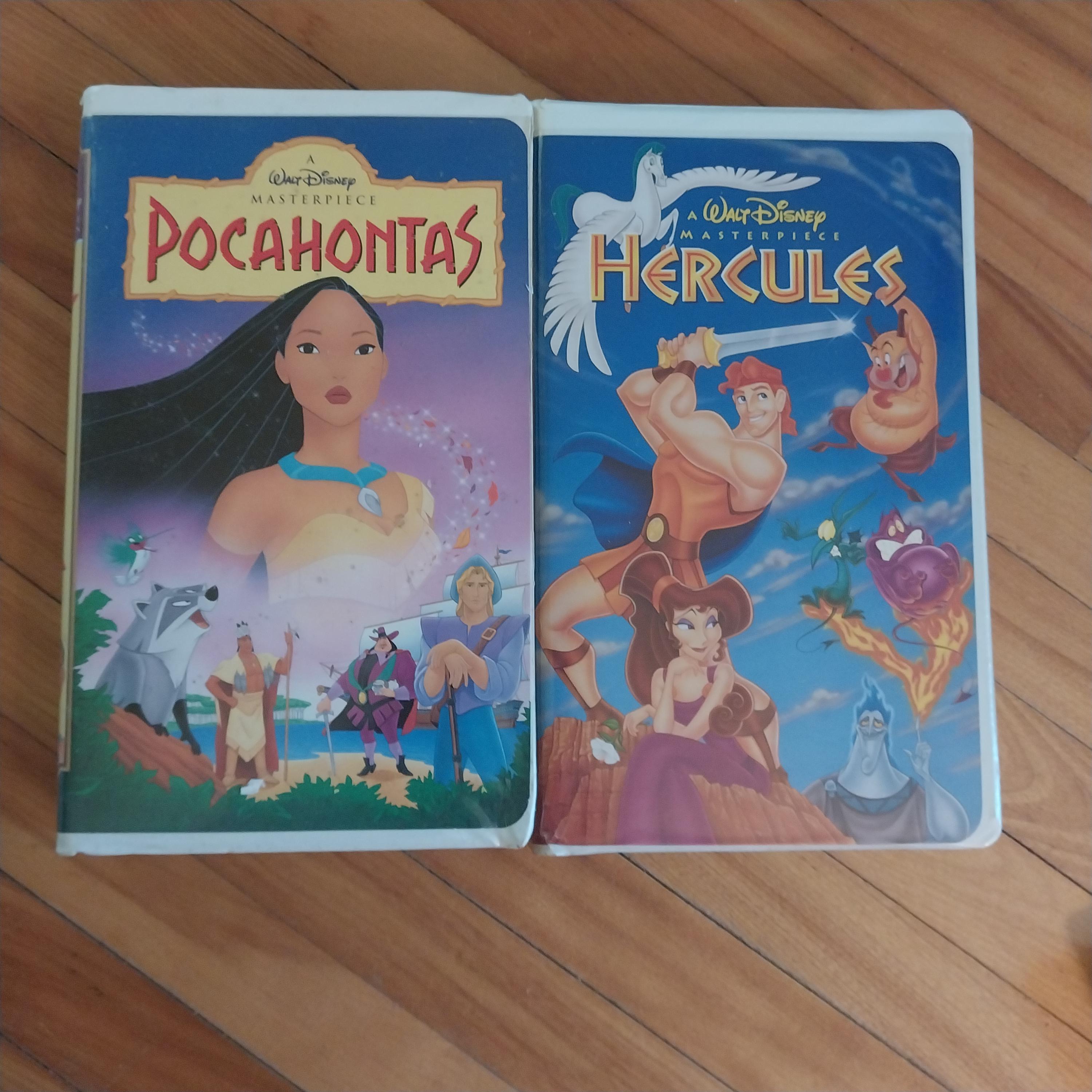 ウォルト・ディズニーのポカホンタスとヘラクレスのVHSテープ - Etsy 日本