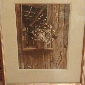 Rustic Farmhouse With Daisies Picture