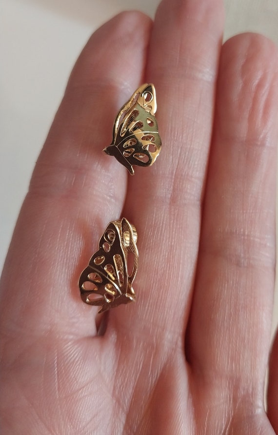 Avon Butterfly Wings Clip-on Earrings