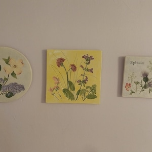 Set Of Three Sakt Marsh Pottery Tiles