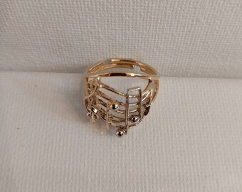 Vintage Music Sheet Ring