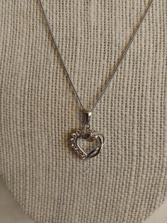 NYLD GLAM by NEWYORKLISTED: 925 Sterling Silver Heart Necklace