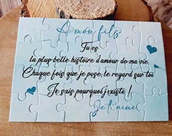 Puzzle "A mon fils"